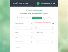 Tablet Screenshot of hotelflorencia.com